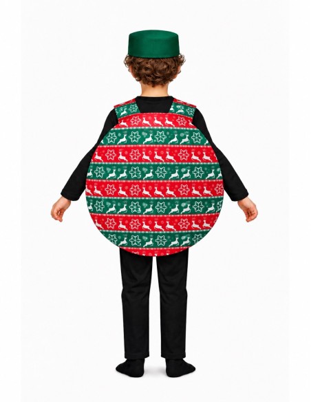 Weihnachtskugel-Rentiere-Kostüm Neu
